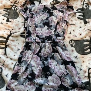 Three pink hearts dress